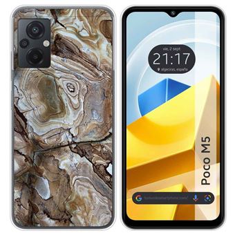 Capa Tumundosmartphone de silicone para Xiaomi POCO M5 design de mármore 14 desenhos - 1