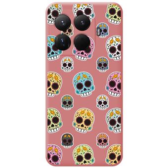 Capa Tumundosmartphone de silicone líquido rosa para Xiaomi 15T Pro 5G | Desenhos de design Catrina - 1