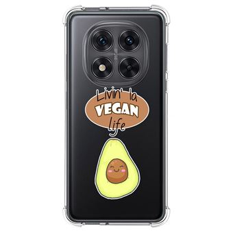 Capa TUMUNDOSMARTPHONE de silicone à prova de choque para Xiaomi Redmi Note 14 Pro 5G Vegan Life Design Desenhos - 1