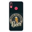 Capa Hapdey para Huawei Y7 2019 - Y7 Prime 2019 Design Born to Drink Beer em Silicone Flexível e TPU