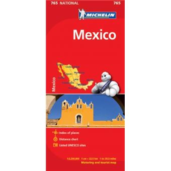 Mexico Michelin National Map 765 - 1