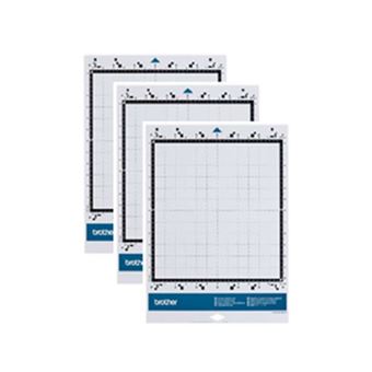 Folha Adesiva de Baixa Aderência Brother CADXMAT3LOW12 – 3 Peças para SCANCUT SDX1200/SDX2000/SDX CE - 1