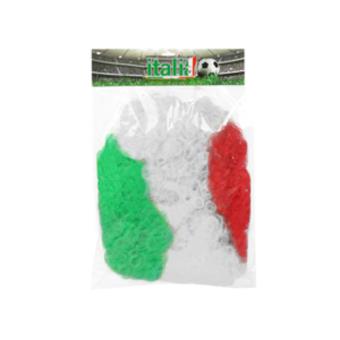 Acessório Disfarce Atosa Palhaço Peruca sol da Bandeira de Italia