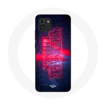 Capa Maniacase para Samsung Galaxy A03 Stranger Things Logotipo Transparent Temporada 4 Bande Annonce 2022 - 1