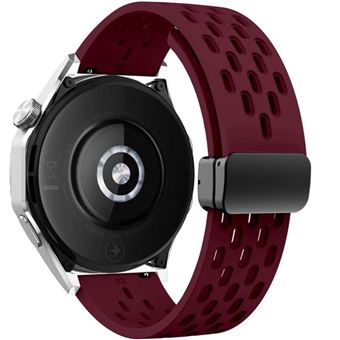 Bracelete Magnético SnapFlow Antiimpacto para Ticwatch Pro 3 Ultra Vinho - 1