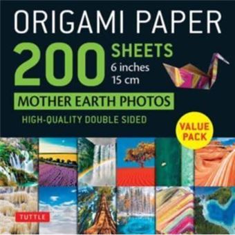 Origami Paper 200 sheets Mother Earth Photos 6 15 cm - 1