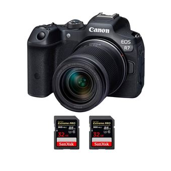 Canon EOS R7 + RF-S 18-150mm STM + 2 SanDisk 32GB Extreme PRO UHS-II SDXC 300 MB/s + PDF 15 Técnicas para Melhorar as suas Fotografias - 1