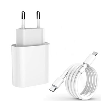 Carregador Antiimpacto Fast Charge PD 3.0 + Cabo Antiimpacto Tipo C 100cm para Samsung S9 Plus - 1