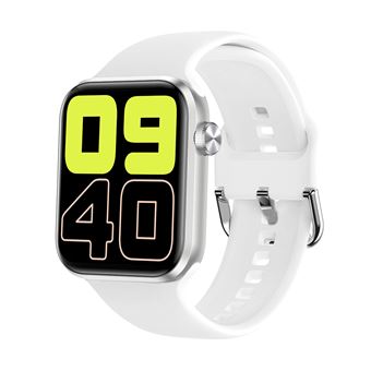 Smartwatch DAM A02 com Coroa Multifuncional Inteligente |  O2 sanguíneo e modo Multidesportivo - Branco - 1