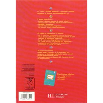 Histoire, géographie, BEP seconde professionnelle - 1