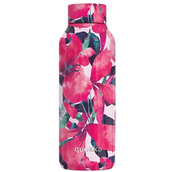 Garrafa Térmica Quokka | 510 ml | Parede Dupla | Decoração Floral Flor Rosa - 1