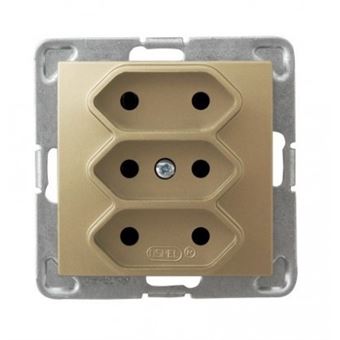 Tomada Ospel GP-3Y/m/28 | Dourado - 1