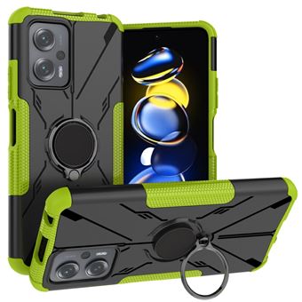 Capa e TPU com muleta Magunivers para Xiaomi Redmi Note 11T Pro 5G/Redmi Note 11T Pro + 5G/Poco X4 GT 5G - verde - 1