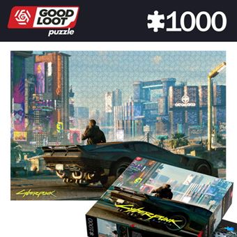 Puzzle Good Loot Videojogo Cyberpunk 2077: Mercenary on the Rise | 1000 Peças - 1