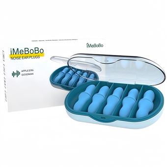 Tampões para os Ouvidos BAYKAR | Antirruído | Pacote 10 Unidades | QT10 | Azul - 1