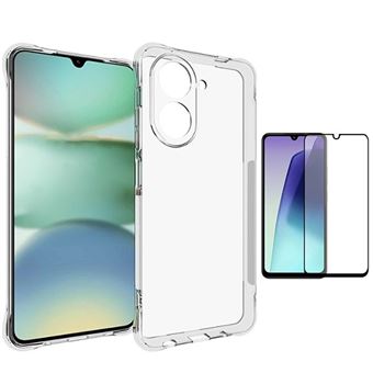 Kit Capa Super Proteção + Película de Vidro Temperado Gorilasglass GIFT4ME para Xiaomi Redmi A5 4G | Transparente - 1