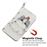 Capa PU Magunivers padrão de impressão impressão impressão spot spot decor gato segurando um tomate para Samsung Galaxy A50_3