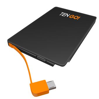 Power Bank TEN GO! RT3101BT | 2600 mAh | Laranja - 1