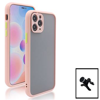 Kit Capa Traseira Proteção Camara + Suporte Magnético Com Pernas G4M para iPhone 13 Mini - Rosa - 1