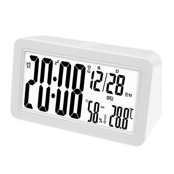 Relógio Despertador Digital SANDA SD-4099 | Branco - 1