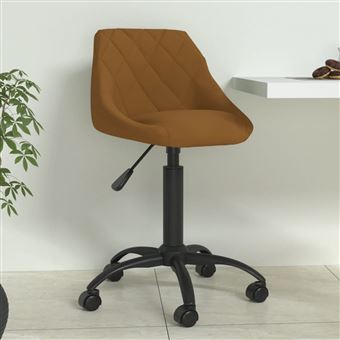 Cadeira de jantar vidaXL veludo castanho - 1
