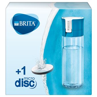 Filtro de Água Brita Fill&Go Bottle Filtr Blue | Azul, Transparente - 1