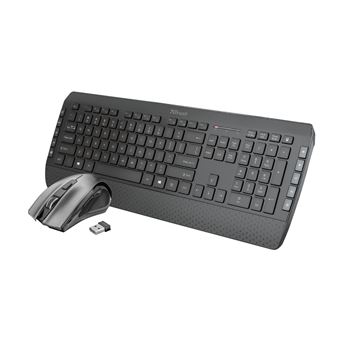 Teclado Wireless + Rato Trust Tecla-2 | Idioma: Espanhol | Preto - 1