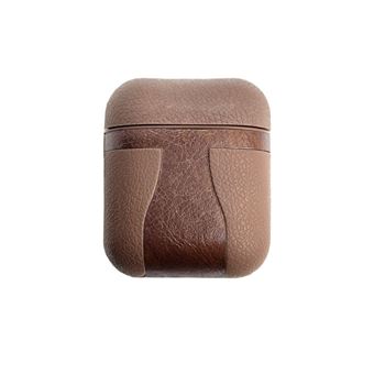 Capa protetora de TPU Antichoque WISETONY para Apple AirPods Castanho - 1
