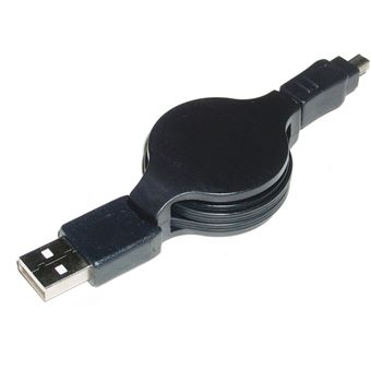 Cabo Retrátil USB 2.0 BeMatik para Minolta 120cm AM/Minolta8P