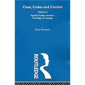 Applied Studies Towards A Sociology Of Language, Class, Codes, And Control - 1
