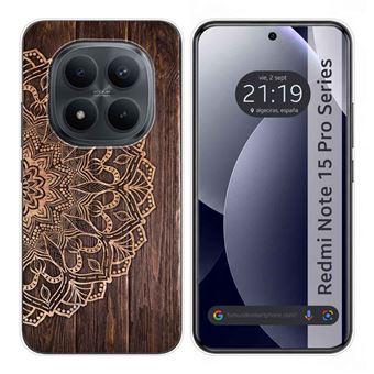 Capa de Silicone TUMUNDOSMARTPHONE para Xiaomi Redmi Note 15 Pro 5G design de madeira 6 padrões disponíveis - 1