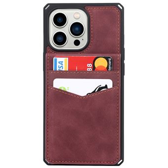 Capa e Tpu + Pu magunivers Anti-Riscos com Muleta e Titular Do Cartão Vermelho para Iphone 13 Pro 6.1'' - 1