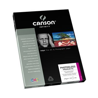 Canson Infinity PhotoGloss Premium RC 270 papel fotográfico Branco A3 - 1
