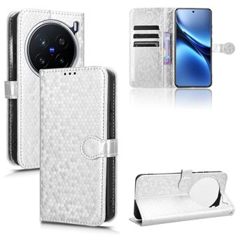 Capa FOXDOCK para VIVO X200 Pro 5G | Fecho Magnético | TPU Macio | Compartimentos para Cartões | Prata - 1