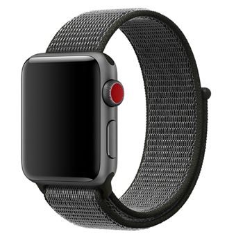 Pulseira de nylon de Substituição WISETONY para Apple Watch Series 4 40mm/Series 3/2/1 38mm Oliveira - 1