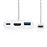 Nedis CCGP64765WT02 cabo USB 0,2 m 3.1 (3.1 Gen 1) USB-C USB A Branco_2