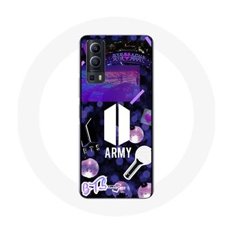 Capa Maniacase para paravivo Y72 Bangtan Sonyeondan Bts Logotipo Army Bomb Lightstick - 1
