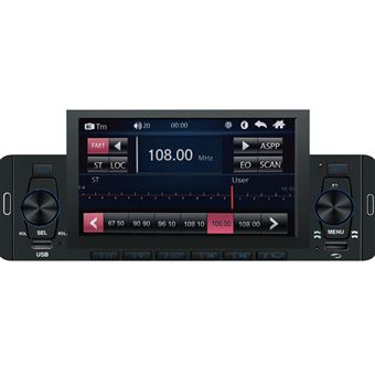 Auto-Rádio MP5 Bluetooth 4.3" Táctil SANDA SD-4033 | Preto - 1