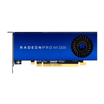 Placa de Vídeo AMD Radeon Pro WX 3200 | Azul, Aço inoxidável - 1