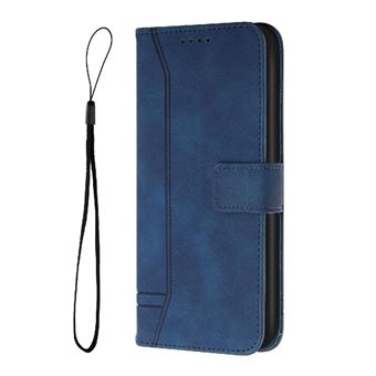 Capa GANGXUN para Cubot P90 | Alça de Mão | Pele PU | Compartimentos para Cartões | Fecho Magnético | Azul - 1