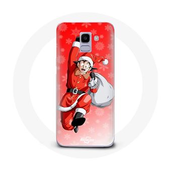 Capa Maniacase para Samsung Galaxy A8 2018 Anime Son Goku Dragon Ball O Dia de Natal 2023 - 1