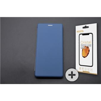 Película de Vidro Temperado + Capa skyhe para Samsung Galaxy A9 2018 Premium Azul - 1