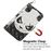 Capa Magunivers PU padrão de impressão spot decor padrão panda para Samsung Galaxy S10_3