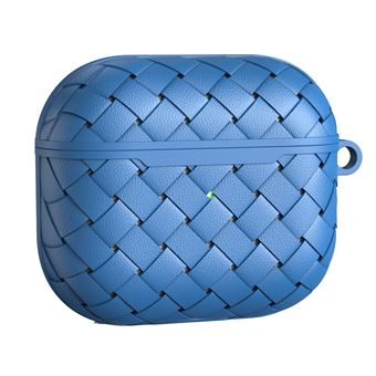 Capa e TPU textura tecida, azul Magunivers para AirPods 3 - 1