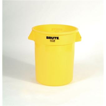 Cesto de Lixo Rubbermaid 2620 BRUTE | Amarelo - 1