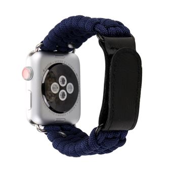 Bracelete de Tissé HSMY com Velcro para Apple Watch Series 6/ SE/ 5/ 4 | 40 mm - Azul - 1