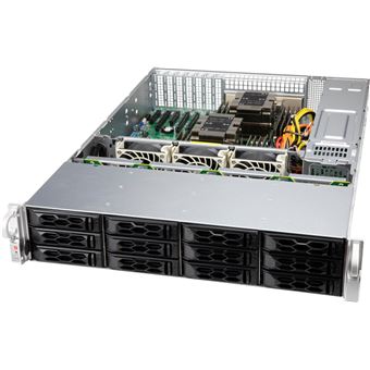 Caixa para Computador Supermicro CSE-LA26E1C4-R609LP | Cinzento - 1
