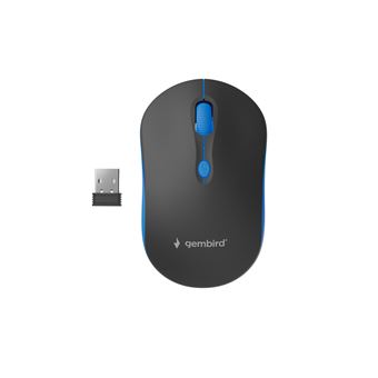 Rato Wireless Gembird WIRELESS OPTICAL MOUSE MUSW-4B-03-B 1600DP - Maus | 1600 DPI | Azul - 1