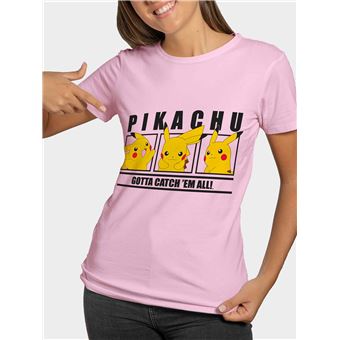 T-shirt Sun City Pokemon | Adulto | S - Rosa - 1