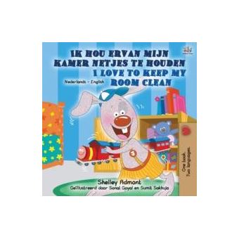 I Love To Keep My Room Clean Dutch English Bilingual Childrens Book - 1